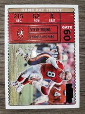 2022 Panini Contenders Steve Young #GDT-SYO 49ers Game Day Ticket NFL Football
