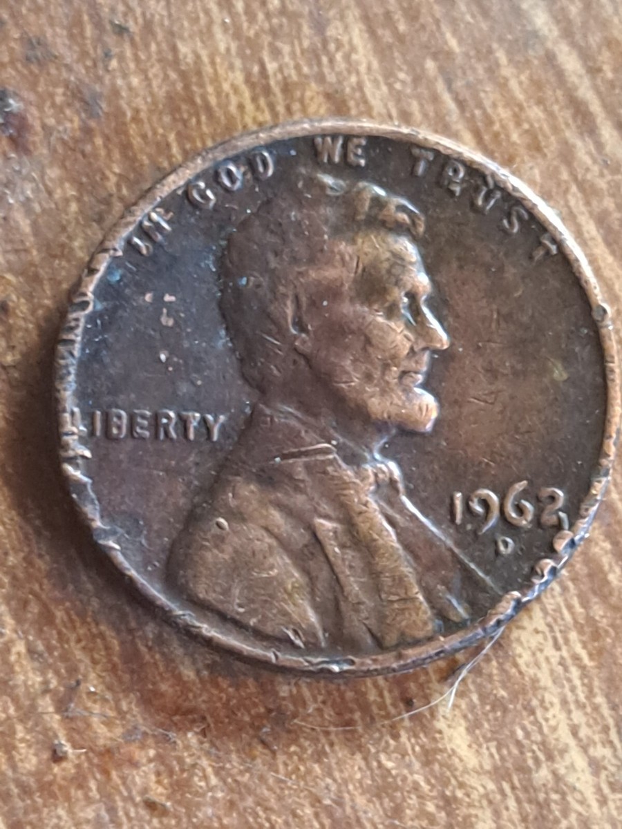 1962 d penny error | eBay
