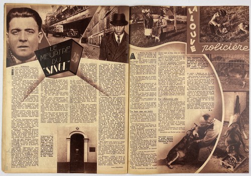 Detective, 3 Novembre 1938, No. 523, Vintage French True Crime Magazine, Pulp - Imagen 7 de 7
