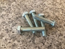 1/2 BSF x 2" long Hexagonal Head Set Screw (Pack of 5) - BZP  -D6