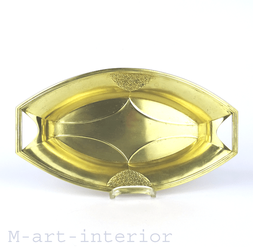 Jugendstil WMF Cake Basket Brass Bowl German Secessionist Centerpiece ca 1910 - Picture 1 of 11