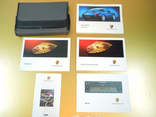 1998 PORSCHE 911 CARRERA OWNERS MANUAL FACTORY OEM EXCELLENT - Picture 1 of 12