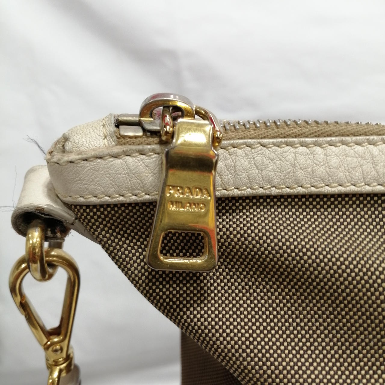 Center Logo 2Way Bag Model Brown Prada JjL89 thumbnail 3