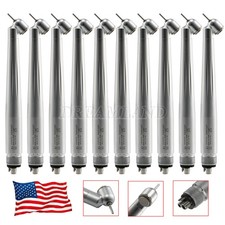 1/5Pc NSK Style Dental 45 Degree Surgical High Speed Handpiece Push Button 4Hole