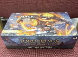 lotr set booster box topper MTG The Lord of The Rings Set Booster Display