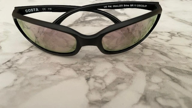 Costa Sunglasses Del Mar Brine BR11 OSCGLP 580P pink Mirror Black matte Frame–FS - Image 3 of 4