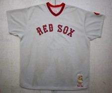 BABE RUTH BOSTON RED SOX Mitchell & Ness gray 1918 COOPERSTOWN jersey 4XL (60)*