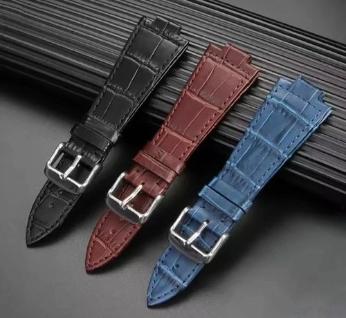 Genuine Leather Strap for Tissot PRX T137 - Black, Blue, Brown 12mm - Picture 4 of 7