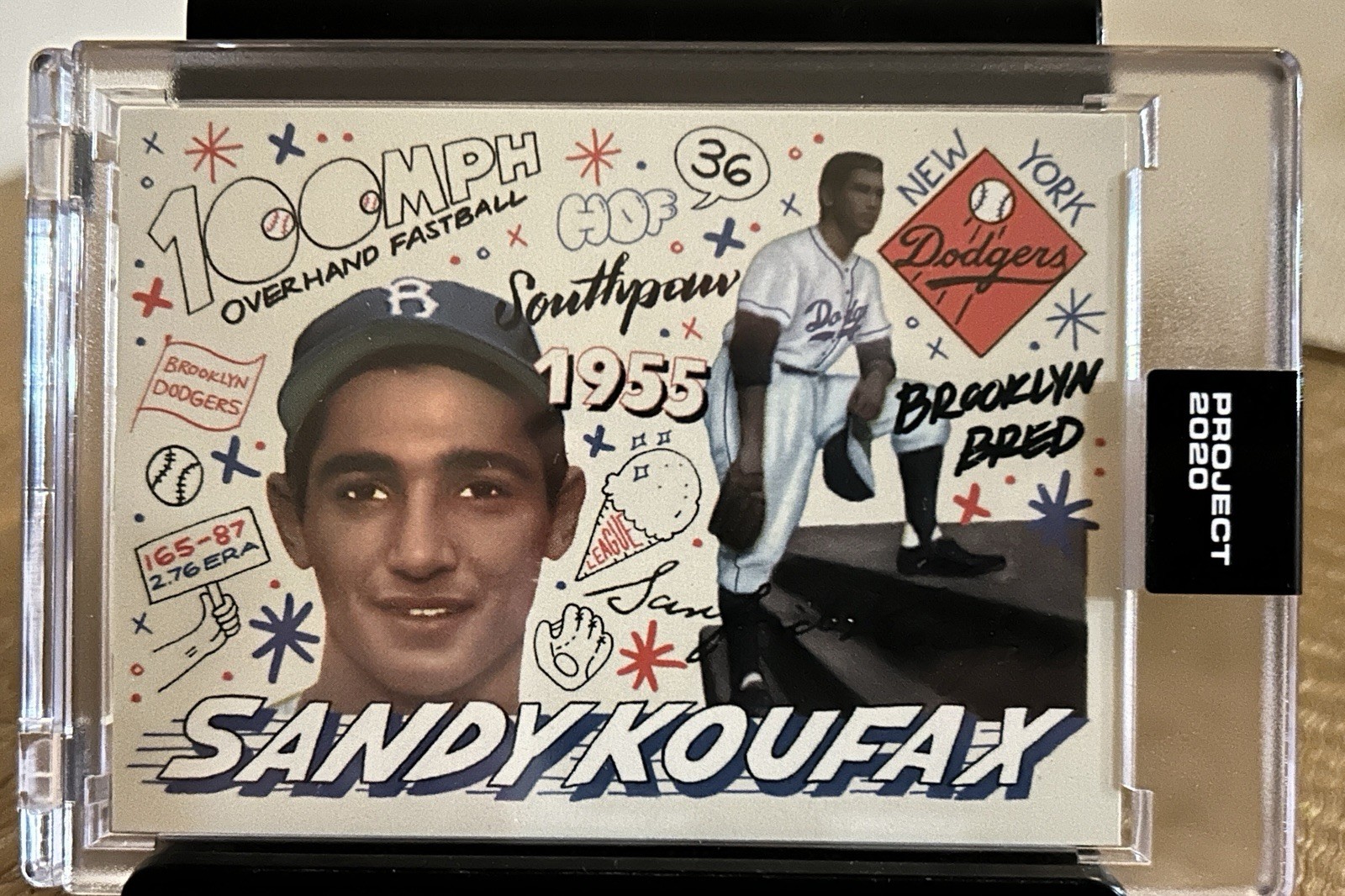Topps Project 2020 Sandy Koufax  No. 204 Sophia Chang