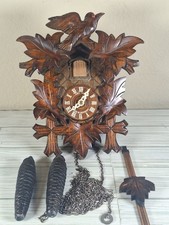 Vintage German Black Forest Cuckoo Clock Cone...