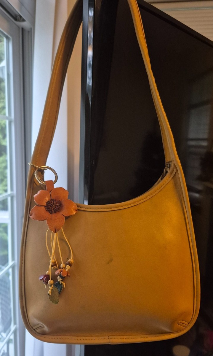 Vintage COACH #9020 Yellow Ergo Mini Zip