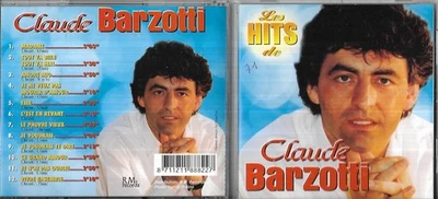 RARE CD 12 TITRES LES HITS DE CLAUDE BARZOTTI BEST OF 1998 IMPORT BELGIQUE - Photo 1/2