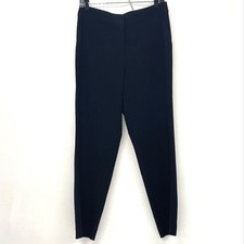 St. John Caviar Black Dress Pants Women  s Sz 8