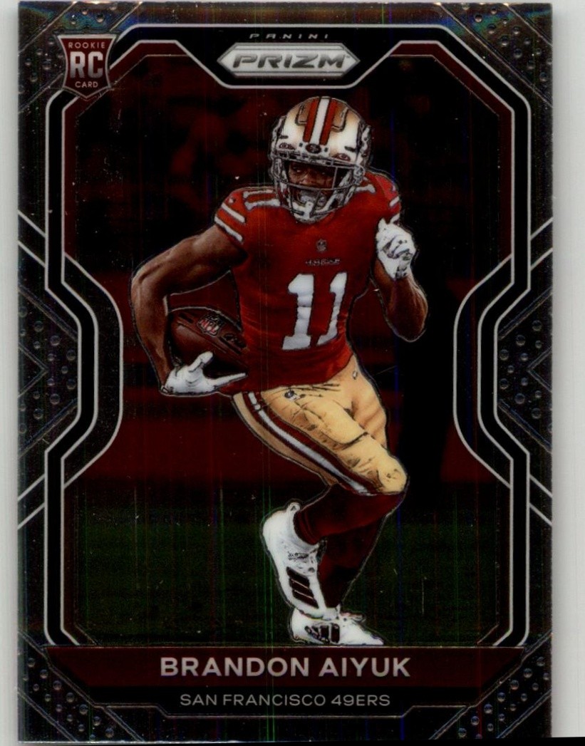 2020 Panini Prizm Brandon Aiyuk Rookie #301 RC San Francisco 49ers