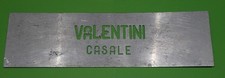 VALENTINI CASALE MONFERRATO STENCIL MASCHERA IN METALLO PER SCRITTE VINTAGE (S)