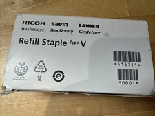 Ricoh 416711 TYPE V Staple Cartridge Box of 3 - 5,000 Staples per Cartridge