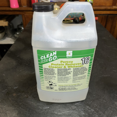 Spartan #4822 Clean On The Go. Peroxy Protein Remover Cleaner # 16, 2 Liter....