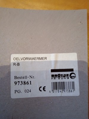 973861 Brötje Ölvorwärmer R-B O-E-60-LV