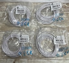 10 ft. Cat 5e Lot Of 4 Ethernet Patch Cables Quiktron New Factory Sealed