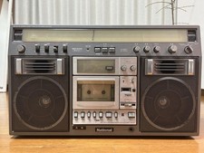 National RX-5400 FM AM Stereo Radio Cassette Recorder Boombox with Power cord
