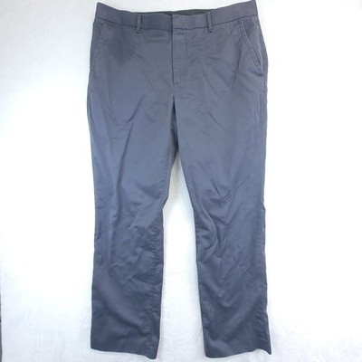 Bonobos Friday Pants Mens 36x30 Gray Stretch Straight Leg Chino *Flaw*