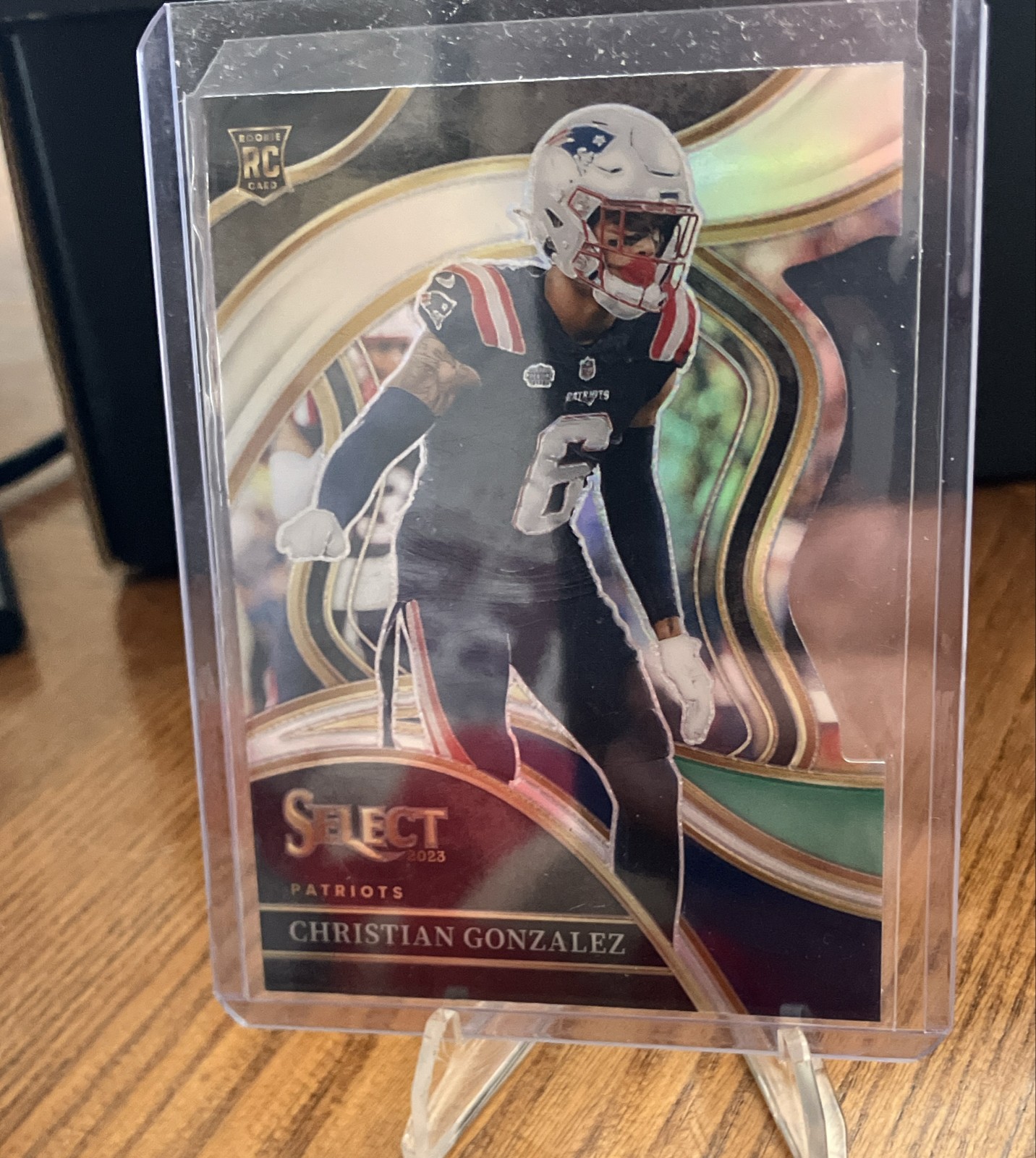 Christian Gonzalez Panini Select #286 Die-Cut Silver