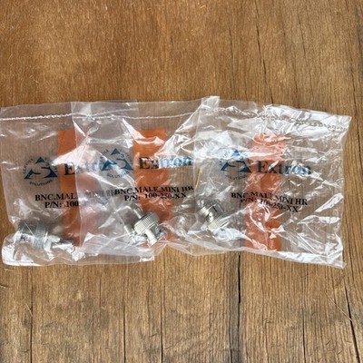 3- EXTRON BNC,MALE,MINI HR P/N: 100-250-XX ADAPTER CONNECTOR (108226-5 R) U47
