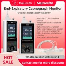 Portable EtCO2 Capnograph Monitor for End-Tidal CO2 and Respiratory Rate