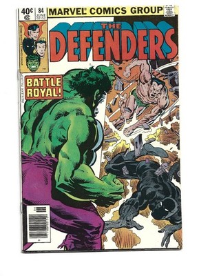 Defenders #84, VG- 3.5, 1st Namor-Black Panther Battle; Wakanda Forever