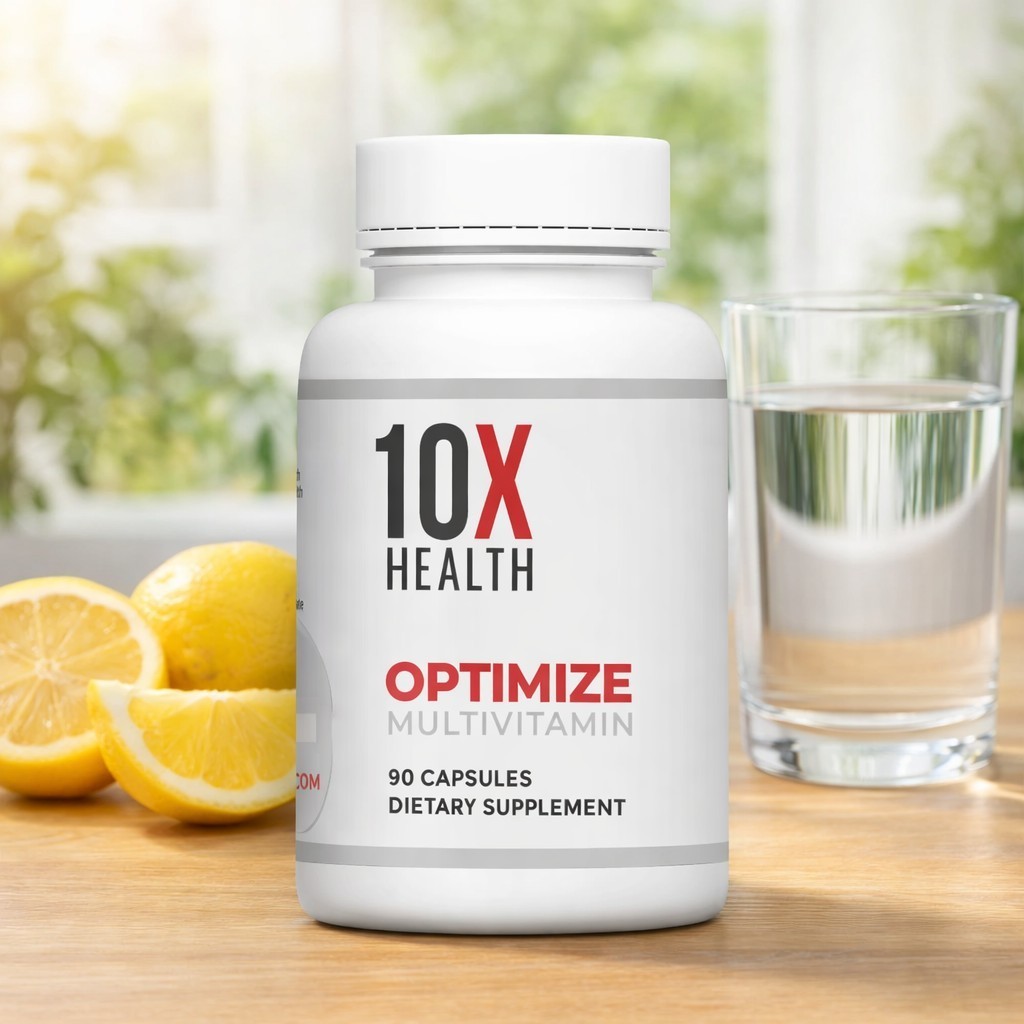 10X Health Optimize Methylated Multivitamin 90 Capsules Dietary Supplement New