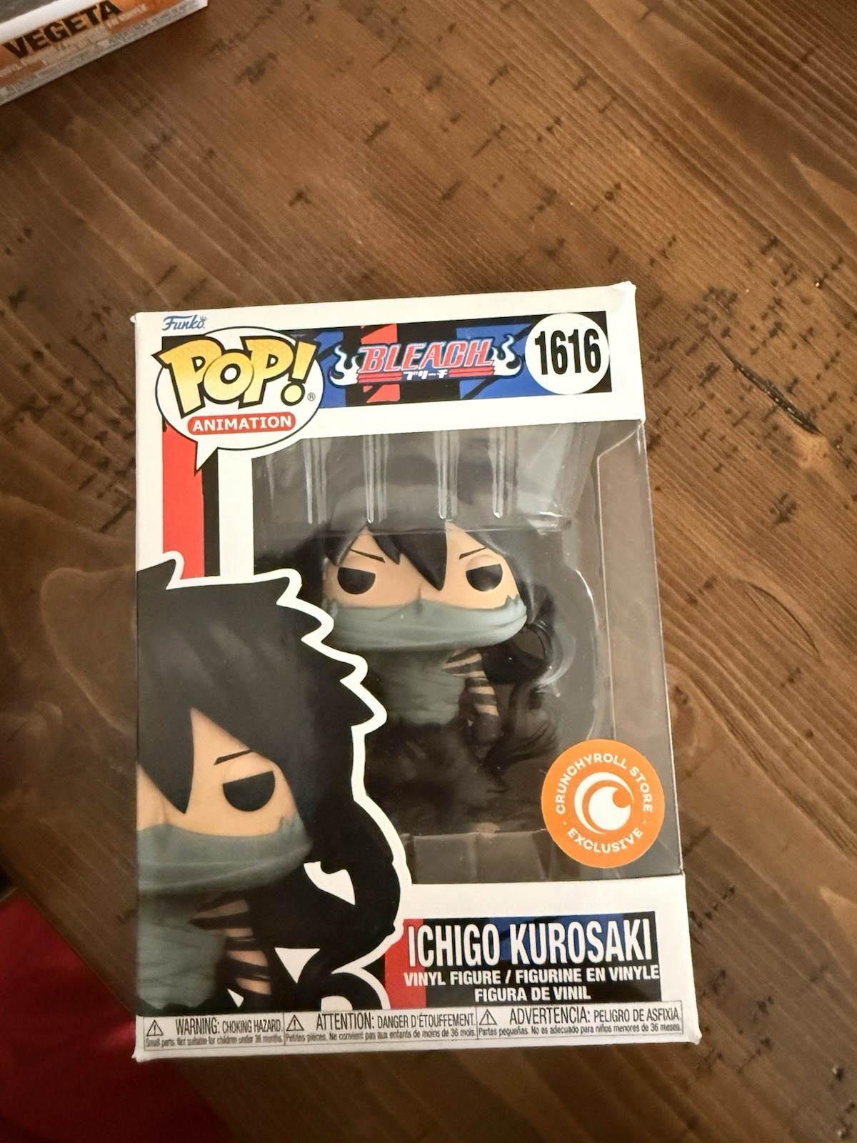 Funko Pop! Animation Ichigo Kurosaki #1616 Bleach Vinyl Figure Crunchyroll Excl