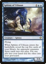 Sphinx of Uthuun [Duel Decks: Venser vs. Koth] Lightly Played