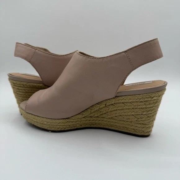 Alpargatas Geox Respira D Soleil Rosa Cuña Plataforma Peep Toes Talla 38 Foto 3 de 4