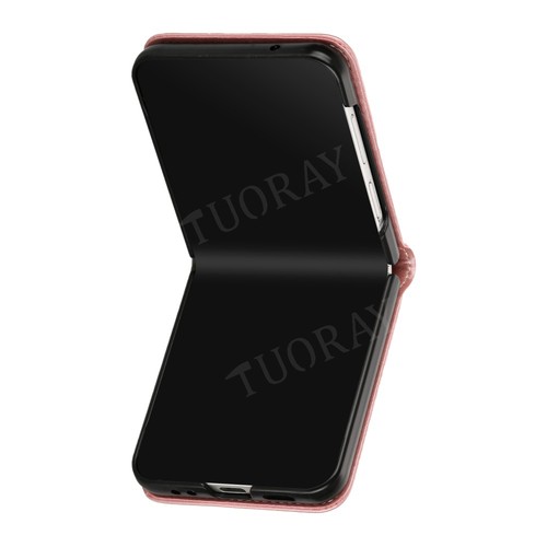Hülle für Samsung Galaxy Z Flip 7 6 5 4 3 Handy Tasche Leder Schutz Cover Case - Picture 91 of 95