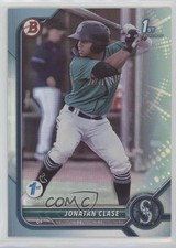 2022 Bowman 1st Edition Sky Blue Foil Jonatan Clase #BPPF-118 1xd