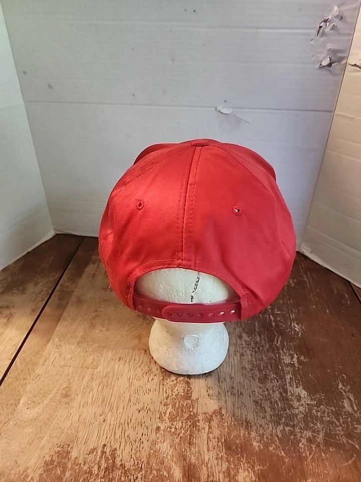 Gorra Campbell Grúa Y Aparejo Snapback Roja OSFM USADA EN EXCELENTE ESTADO Foto 4 de 4