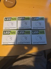 Pack of 6 GU10 Fixed Downlight