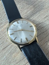 Dugena 597 Precision Handaufzug Vintage Armbanduhr superflache Kollektion 