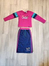 VTG Y2K Nickelodeon Rugrats Track Set Skirt W/ Pullover Shirt Girls Size 6 8