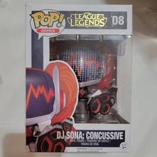 DJ Sona Concussive Funko POP figure Sona Figure League of Legends 