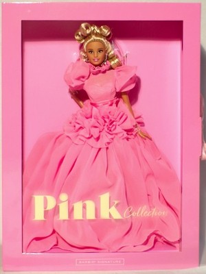 2022 Barbie Pink Collection Silkstone Doll # 3 in Pink Dress Robert Best Design