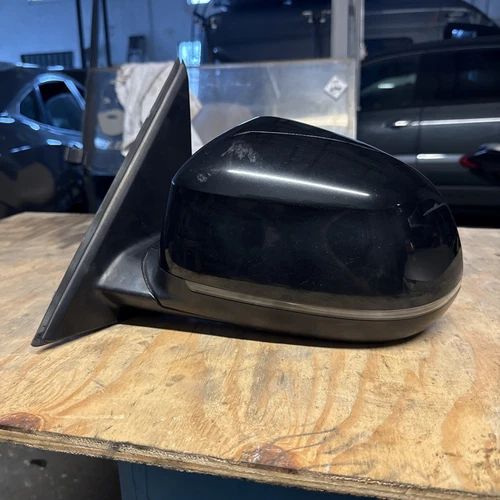 2015-2017 Bmw X3 Driver Left Side View Power Door Mirror Black
