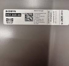 IKEA BODBYN Shaker Cabinet Door Gray Matte Wood 15x15 002.660.66