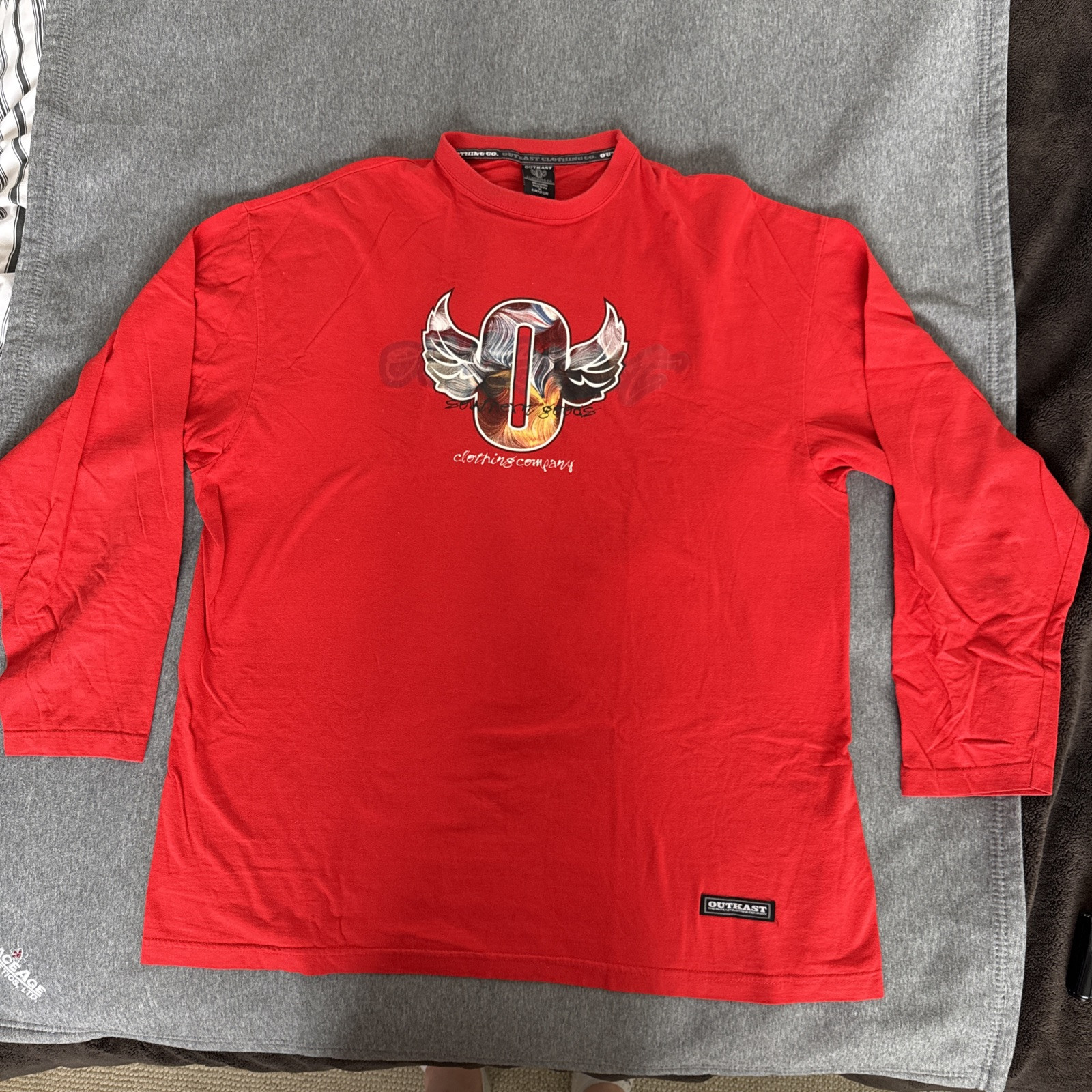 Outkast Clothing Company Logo Shirt Size XL Est 3000 Long Sleeve