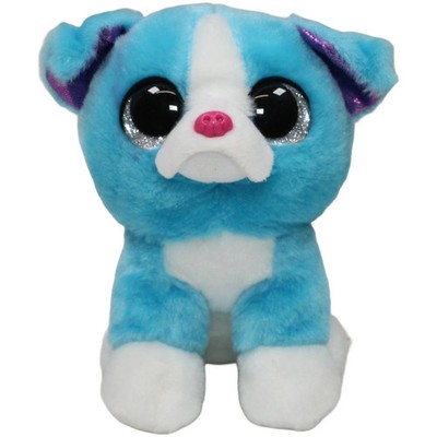 Zuru Hund Kuscheltier 14 cm blau weiß Plüschtier Stofftier gebraucht