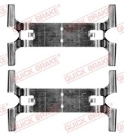 ZubehöRsatz Scheibenbremsbelag Quick Brake 109-0204 FüR Porsche Cayenne 9YA 9YB