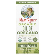 Organic Oil of Oregano Liquid Drops, 1 fl oz 30 ml 