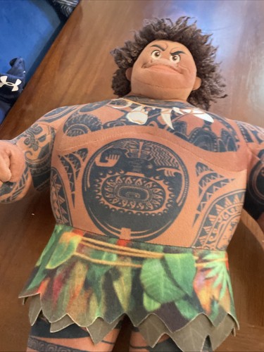 Maui Demi God Disney Plush Doll Disney Store Moana 16" - Picture 2 of 13