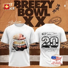 New Apparel 2025 Chris Brown Breezy Bowl XX AOP T-Shirt Merch Concert Fan Custom