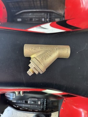 Mueller Angle Valve Y-Type Brass 1'' Sweat End